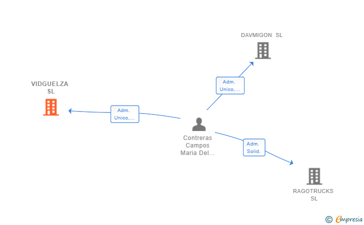 Vinculaciones societarias de VIDGUELZA SL