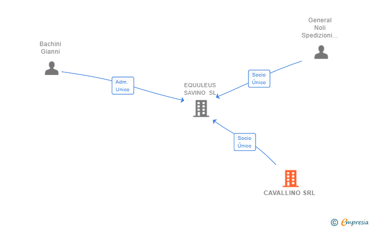 Vinculaciones societarias de CAVALLINO SRL