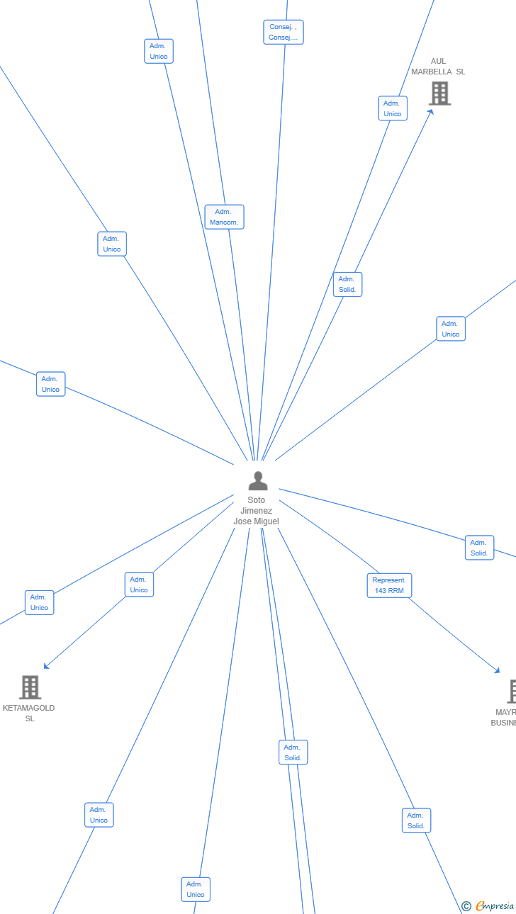 Vinculaciones societarias de MACROCINEMA PRODUCTIONS SL