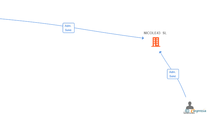 Vinculaciones societarias de NICOLE43 SL