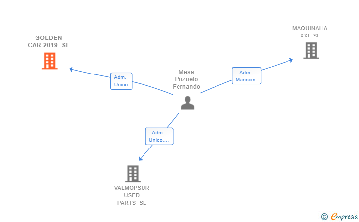 Vinculaciones societarias de LM & AM INVERSIONES SL