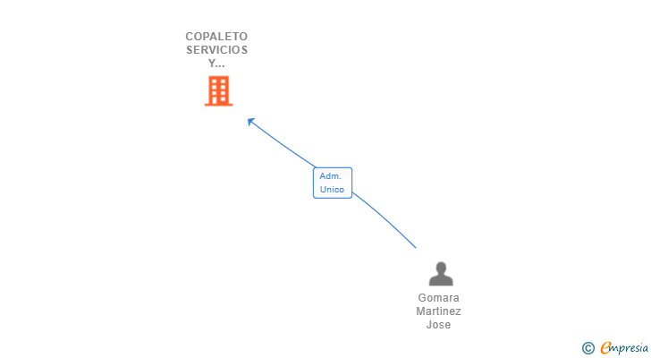 Vinculaciones societarias de COPALETO SERVICIOS Y GESTIONES SL