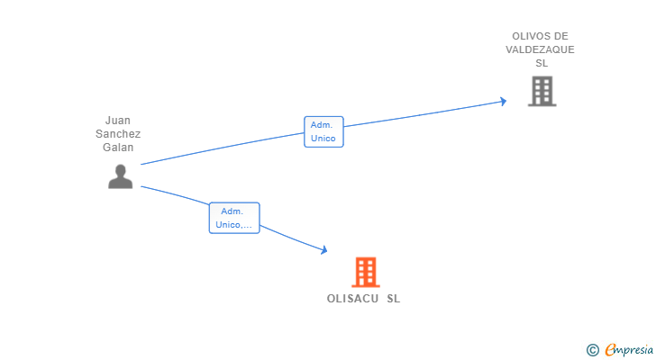 Vinculaciones societarias de OLISACU SL
