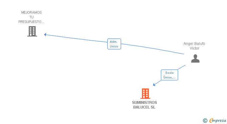 Vinculaciones societarias de SUMINISTROS BALUCEL SL