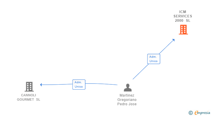 Vinculaciones societarias de ICM SERVICES 2000 SL