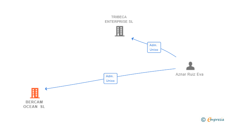 Vinculaciones societarias de BERCAM OCEAN SL