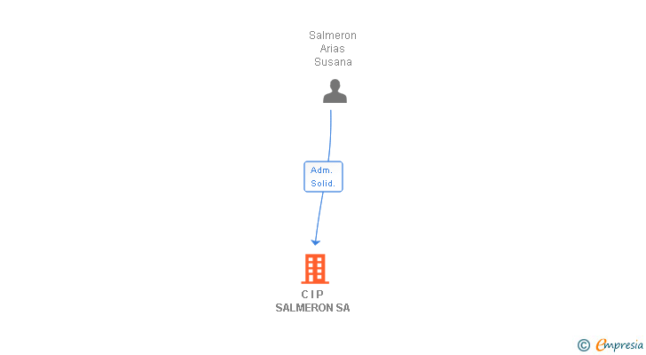 Vinculaciones societarias de C I P SALMERON SA