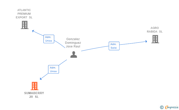Vinculaciones societarias de SUMABERRY 20 SL