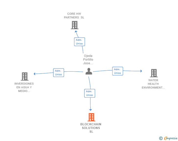 Vinculaciones societarias de BLOCKCHAIN SOLUTIONS SL