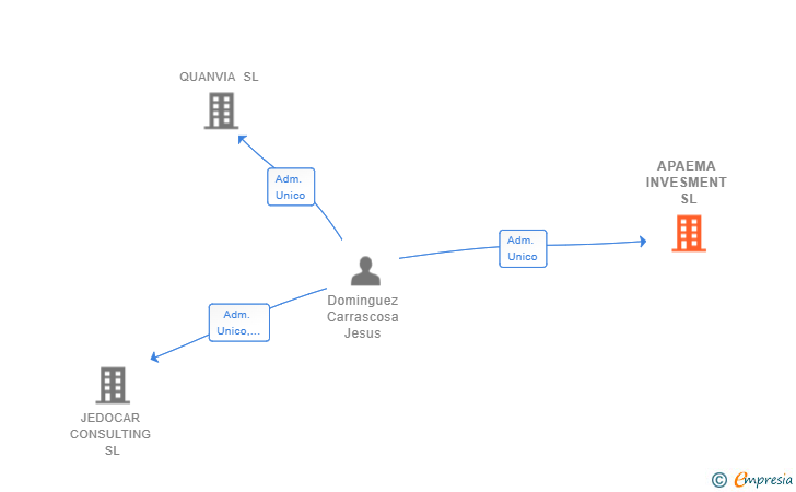Vinculaciones societarias de APAEMA INVESMENT SL
