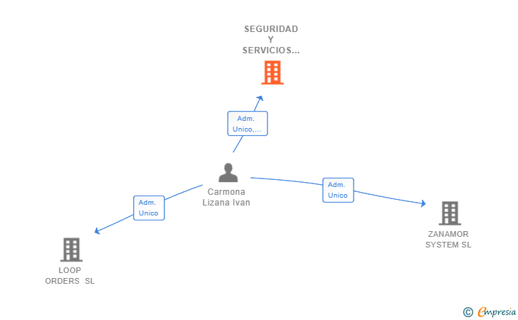 Vinculaciones societarias de SEGURIDAD Y SERVICIOS TECNOLOGICOS EMPRESARIALES SL