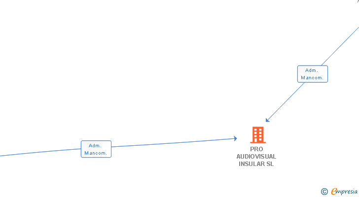 Vinculaciones societarias de PRO AUDIOVISUAL INSULAR SL