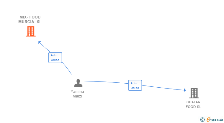Vinculaciones societarias de MIX-FOOD MURCIA SL