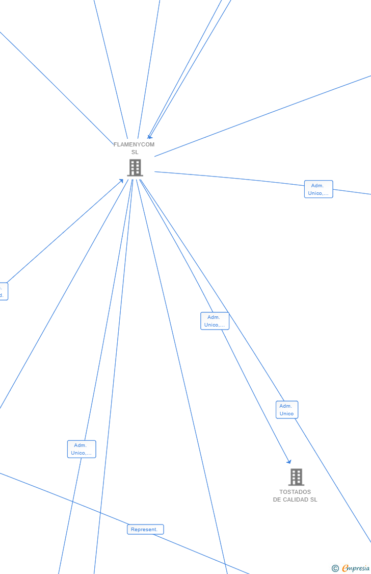 Vinculaciones societarias de LOGISTICA FLAMENYCOM SL