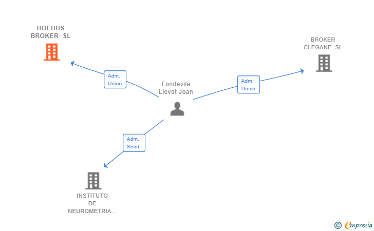 Vinculaciones societarias de HOEDUS BROKER SL
