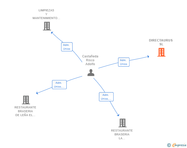 Vinculaciones societarias de DIRECTAURUS SL