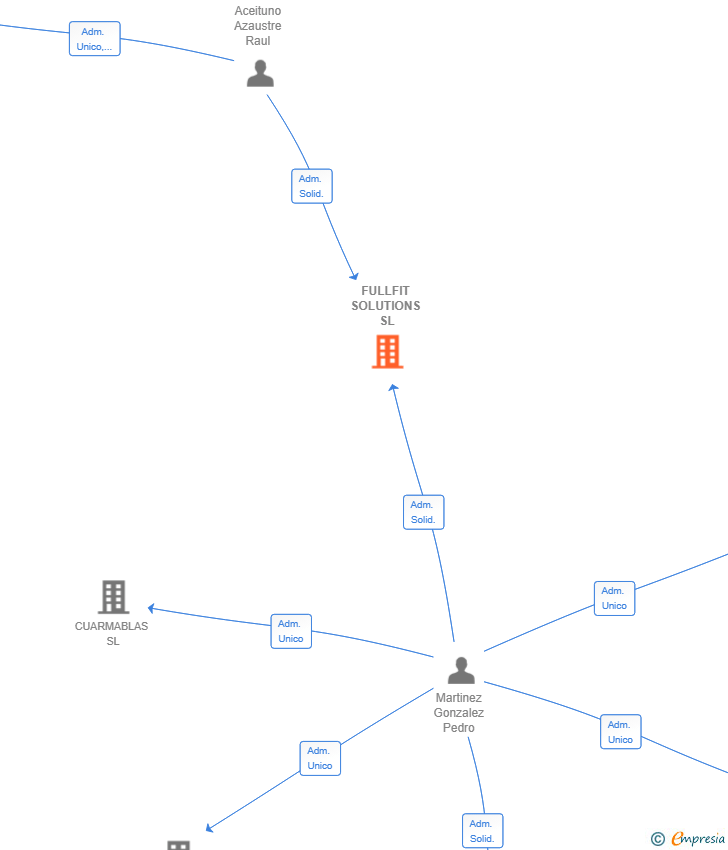 Vinculaciones societarias de FULLFIT SOLUTIONS SL