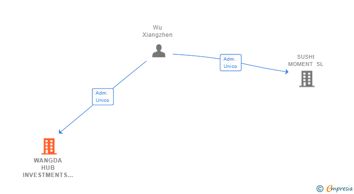 Vinculaciones societarias de WANGDA HUB INVESTMENTS SL