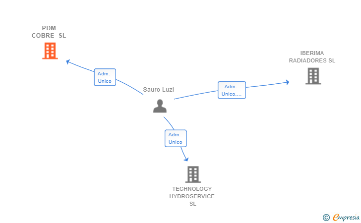 Vinculaciones societarias de PDM COBRE SL
