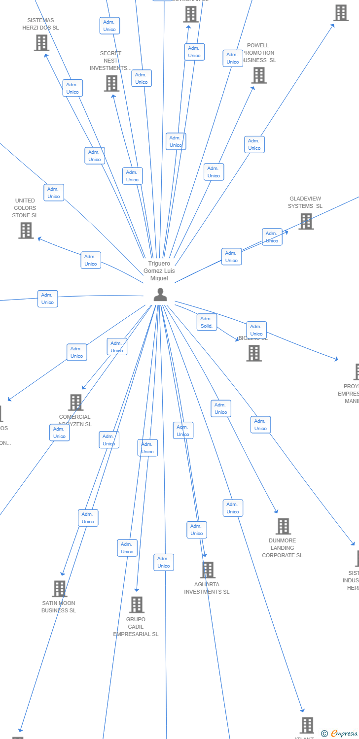 Vinculaciones societarias de SAVAGE CAPITAL BEACH SL