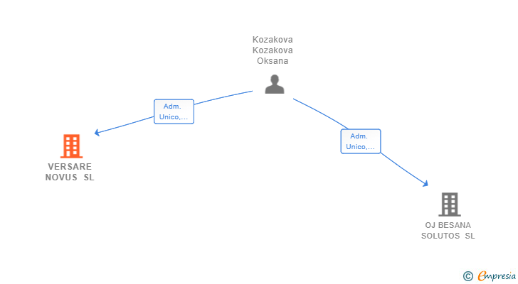 Vinculaciones societarias de VERSARE NOVUS SL