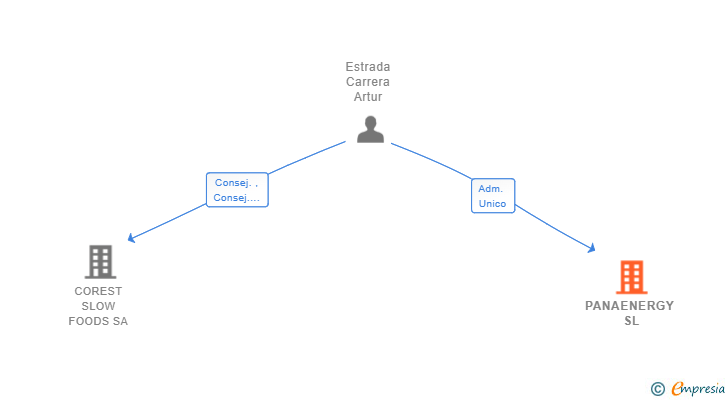 Vinculaciones societarias de PANAENERGY SL