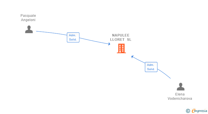 Vinculaciones societarias de NAPULEE LLORET SL
