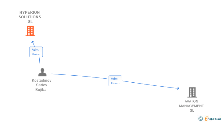 Vinculaciones societarias de HYPERION SOLUTIONS SL