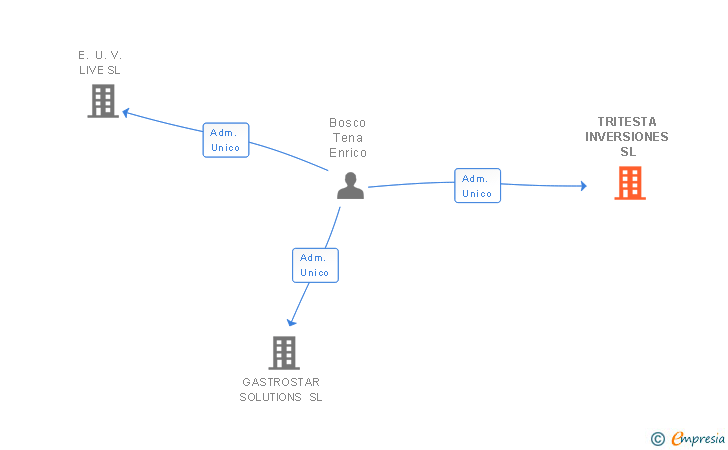 Vinculaciones societarias de TRITESTA INVERSIONES SL