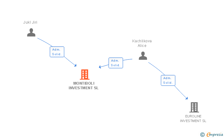 Vinculaciones societarias de MONTIBOLI INVESTMENT SL