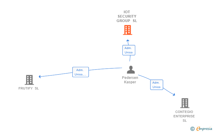 Vinculaciones societarias de IOT SECURITY GROUP SL