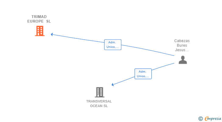 Vinculaciones societarias de TRIMAD EUROPE SL