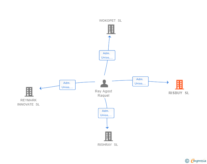 Vinculaciones societarias de RISBUY SL