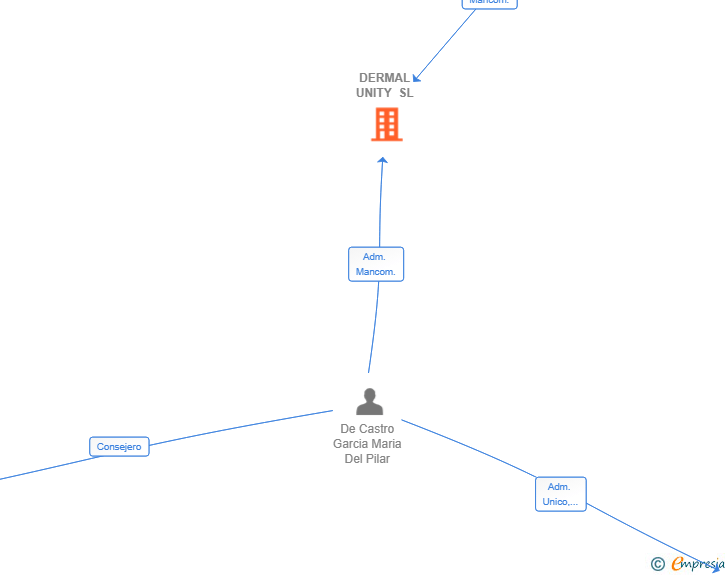 Vinculaciones societarias de DERMAL UNITY SL