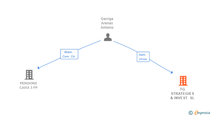 Vinculaciones societarias de TG STRATEGIES & INVEST SL