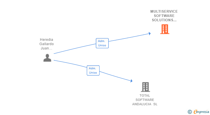 Vinculaciones societarias de MULTISERVICE SOFTWARE SOLUTIONS SL