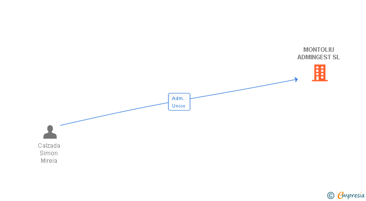 Vinculaciones societarias de MONTOLIU ADMINGEST SL