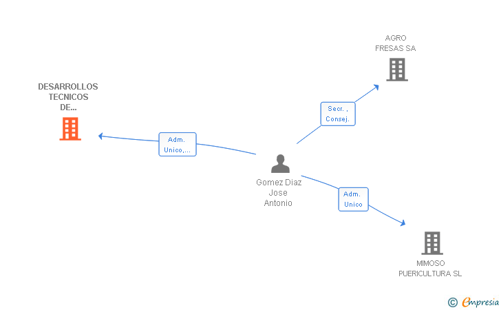 Vinculaciones societarias de DESARROLLOS TECNICOS DE PUERICULTURA SL