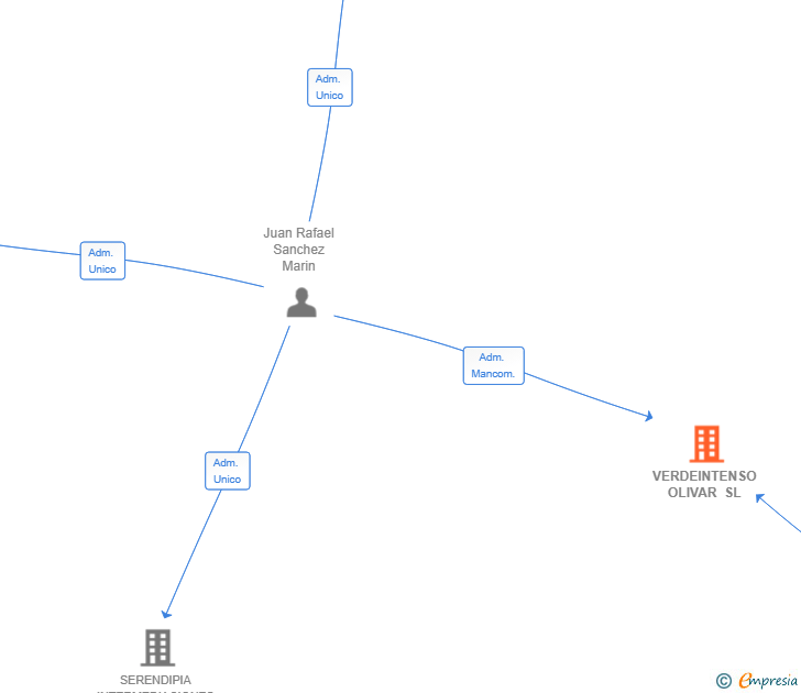 Vinculaciones societarias de VERDEINTENSO OLIVAR SL