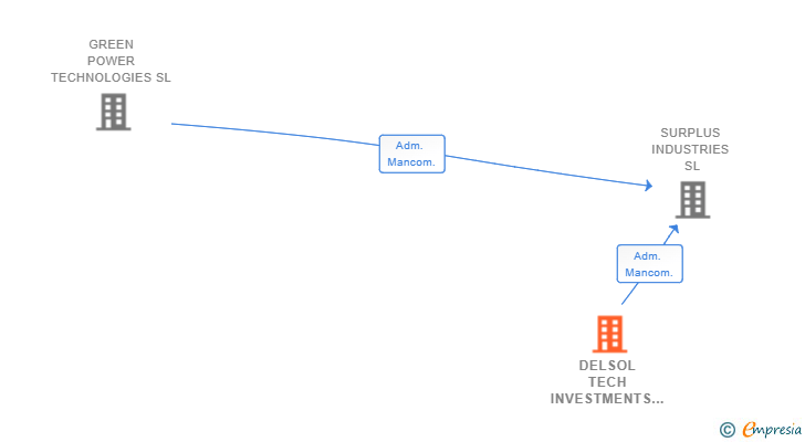 Vinculaciones societarias de DELSOL TECH INVESTMENTS SL