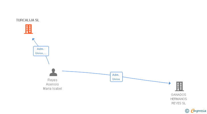 Vinculaciones societarias de TURCALIJA SL