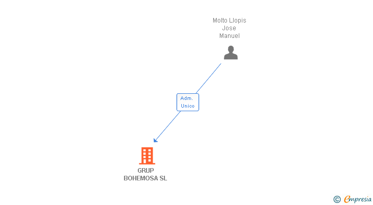 Vinculaciones societarias de GRUP BOHEMOSA SL