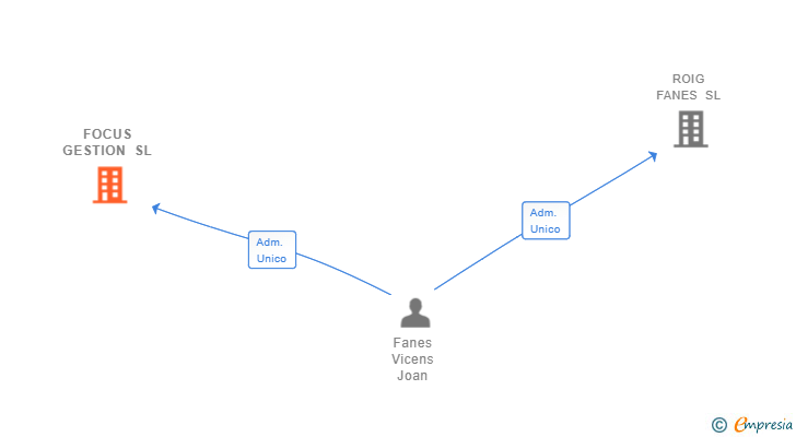 Vinculaciones societarias de FOCUS GESTION SL