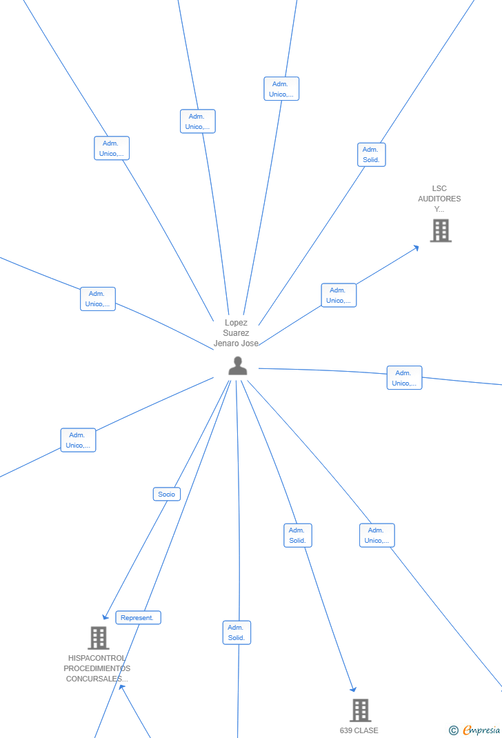Vinculaciones societarias de LOPEZ SUAREZ AUDITORES SL