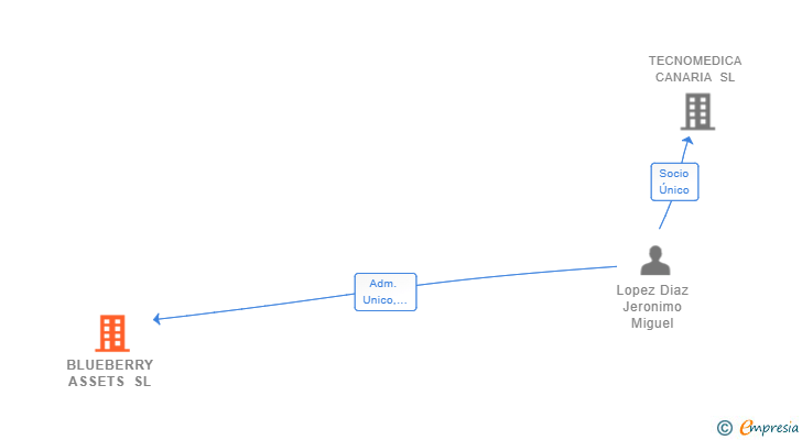 Vinculaciones societarias de BLUEBERRY ASSETS SL