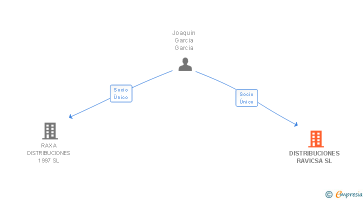 Vinculaciones societarias de DISTRIBUCIONES RAVICSA SL