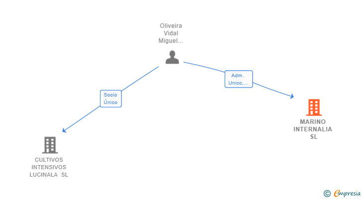 Vinculaciones societarias de MARINO INTERNALIA SL