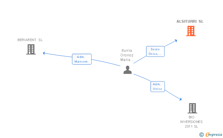Vinculaciones societarias de ALSITURRI SL