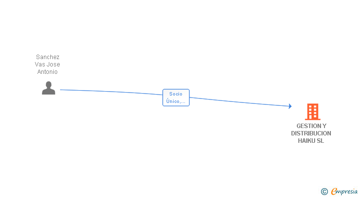 Vinculaciones societarias de GESTION Y DISTRIBUCION HAIKU SL