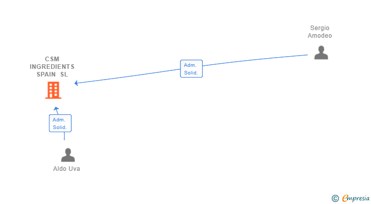Vinculaciones societarias de CSM INGREDIENTS SPAIN SL